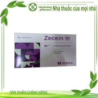 Zecain 80 ( drotaverine hydrochloride 80 mg) stella hộp*2 vỉ*10 viên