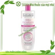 Evoluderm nước tẩy trang dành cho da khô và nhạy cảm hồng l* 250 ml (429)
