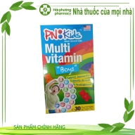 Kẹo dẻo PNkids Multivitamin boys hoa kỳ lọ*30 viên