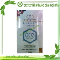 Bao cao su Luxury condon 003 trơn trắng hộp*12 cái