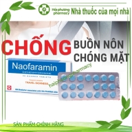 Say tàu xe Naofaramin ( Diphenhydramin HVL 50mg) hộp*1 vỉ*20 viên