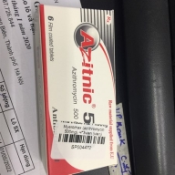 Azitnic 500mg (Azithromycin) hộp 6 viên