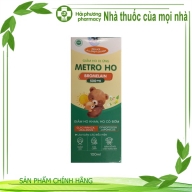 Siro giảm ho dị ứng METRO HO ( Bromelain 500 mg ) lọ*100ml