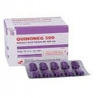 Nalidixic 500 mg (QUINONEG 500) - Hộp 10 vỉ x 10 viên