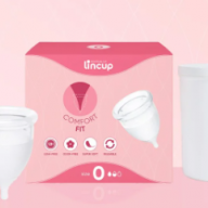 Cốc Nguyệt San Lincup số 0 size dung tích 25ml*41mm*58mm hộp*1 cái