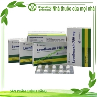 Levofloxacin 750mg ( hộp*1 vỉ*10 viên)