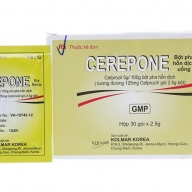 Cerepone 125mg Hộp 30 gói.