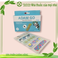 Băng dán cá nhân có hình cho bé Adam Go kids 19mm*72mm hộp*100 miếng