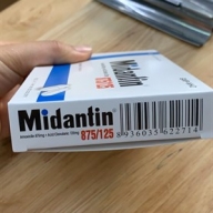 Midantin 875/125 hộp 14 viên