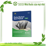 PAIN RELIEF GEL PATCH (COOL) - CAO DÁN LẠNH GIẢM ĐAU CƠ 10*14cm hộp* 4 miếng