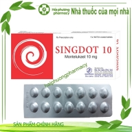 SINGDOT 10 ( montelukast 10mg) hộp1 vỉ *14 viên