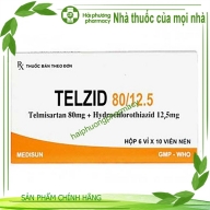 Telzid 80/12.5mg H* 6vỉ* 10viên - Medisun