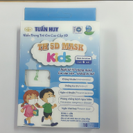 Khẩu trang Trẻ em cao TH 5D Mask Kids Tuấn huy hộp*10 cái