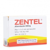 Zentel 200mg (2 viên/hộp)