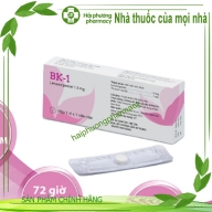 BK-1 (levonorgestrel 1.5mg) hộp*1 vỉ*1 viên