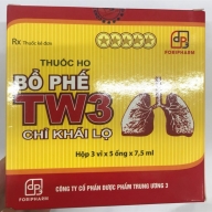 Bổ phế tw3 h* 3 vỉ* 5 ống* 7,5 ml
