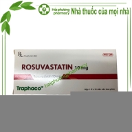 Rosuvastatin 10mg Traphaco hộp*1 vỉ*10 viên