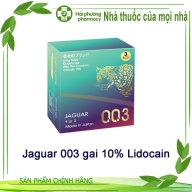 Bao cao su Jaguar 003 gai 10% Lidocain hộp*3 cái