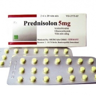 Prednisolon 5mg H*2 vỉ*20 viên (Đức)