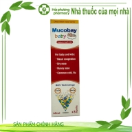 Mucobay baby ( isotonic NaCL 0.9 %) 3+ months hộp*1 lọ*60 ml