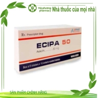 Ecipa 50 (Aescin 50mg) hộp 5 vỉ * 10 viên