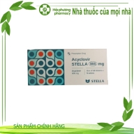Acyclovir Stella 800 mg hộp*10 vỉ*5 viên