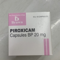 Piroxicam 20mg H * 10vi x10v -Brawn ấn