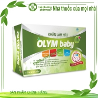Khăn hạ sốt Olym baby hộp*5 túi*6 khăn