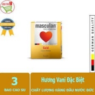 Bao cao su Masculan Gold hộp 3 chiếc
