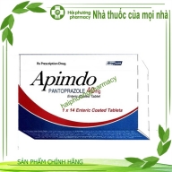 Apimdo (pantoprazole 40mg) hộp*1 vỉ*14 viên