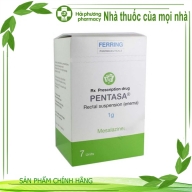 Thụt PENTASA 1g ( Mesalazine 1g/100ml hộp*7 ống