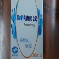Savi Pamol 250(paracetam 250) h*10 gói*1.5g