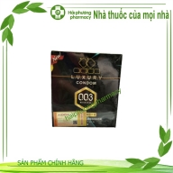 Bao cao su Luxury condon 003 có gai đen h*3 cái