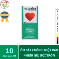 Bao cao su Masculan Anatomic hộp 10 chiếc