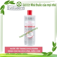 Evoluderm nước tẩy trang dành cho da mẫn cảm đỏ l* 250 ml (428)