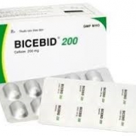 Bicebid (cefixim 200mg) Hộp 10 vỉ x 10 viên.