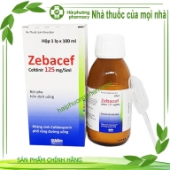 Zebacef (Cefdinir 125mg/5ml) Lọ 100ml- Thổ Nhĩ Kì