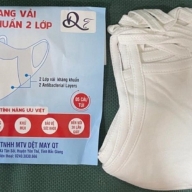 Khẩu trang vải kháng khuẩn 2 lớp QT