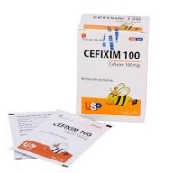 Cefixim 100mg con ong - Hộp 10 gói