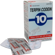 Terpin Codein 10mg Hộp 100 viên