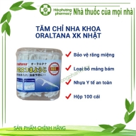 Tăm chỉ nha khoa Oraltana xk Nhật màu xanh lọ*100 cái