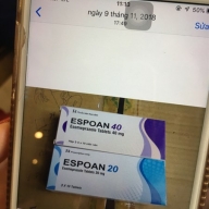 Espoan (esomeprazol 40mg) hộp 30 viên