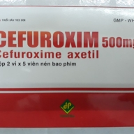 Cefuroxim 500mg Vidipha hộp 10 viên