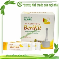 Berikit gói muối vệ sinh h* 15 gói +chai thụt rửa