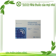 Allopurinol stella 300 mg hộp*10 vỉ*10 viên