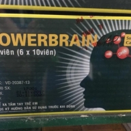 Powerbrain Hộp 60 viên - giúp tăng cường tuần hoàn não