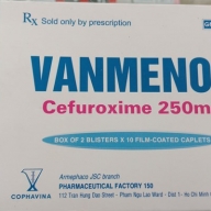 Vanmeno(Cefuroxim 250mg)H*2vi*10 viên