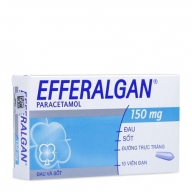 EFFERALGAN 150mg Hộp 10 Viên đạn