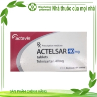 ACTELSAR 40 mg ( Telmisartan 40 mg ) actavis hộp*2 vỉ*14 viên