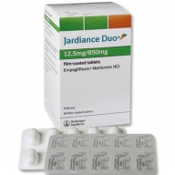 jardiance duo 12.5 mg h* 3 vỉ* 10 viên